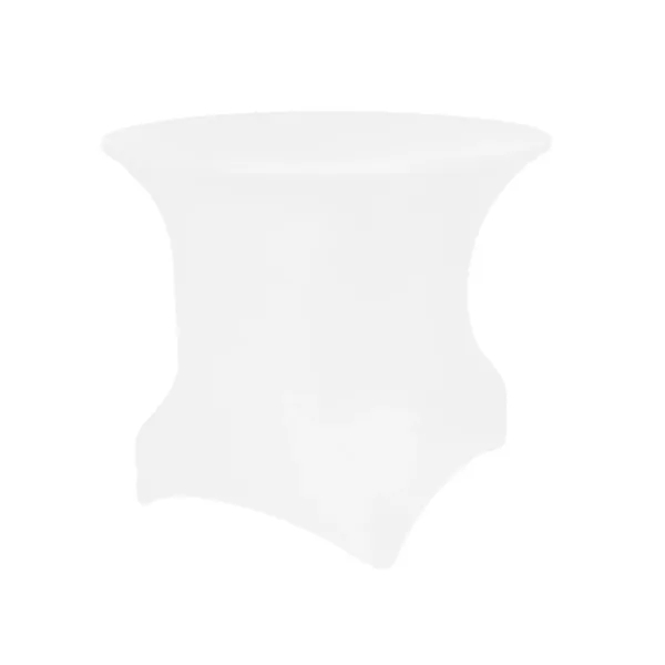 Non-Printed/Blank 60" Round Spandex Stretch Tablecloth - Premium Polyester Spandex... from ASI 94105 Visual Textile Resource