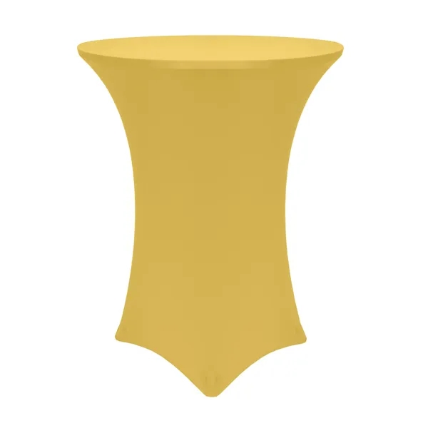 Non-Printed/Blank 48" Round Spandex Stretch Tablecloth - Premium Polyester Spandex... from ASI 94105 Visual Textile Resource