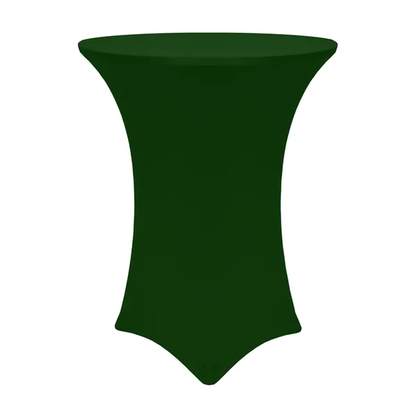 Non-Printed/Blank 48" Round Spandex Stretch Tablecloth - Premium Polyester Spandex... from ASI 94105 Visual Textile Resource