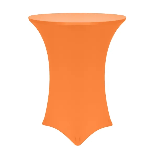 Non-Printed/Blank 48" Round Spandex Stretch Tablecloth - Premium Polyester Spandex... from ASI 94105 Visual Textile Resource