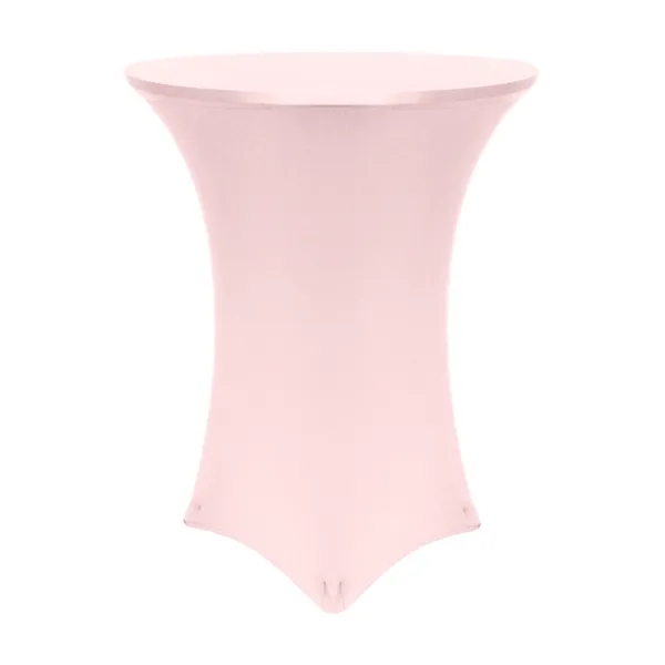 Non-Printed/Blank 48" Round Spandex Stretch Tablecloth - Premium Polyester Spandex... from ASI 94105 Visual Textile Resource