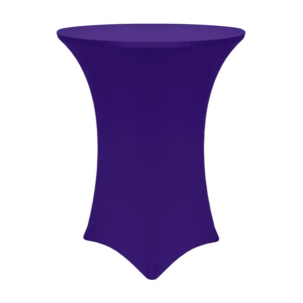 Non-Printed/Blank 48" Round Spandex Stretch Tablecloth - Premium Polyester Spandex... from ASI 94105 Visual Textile Resource