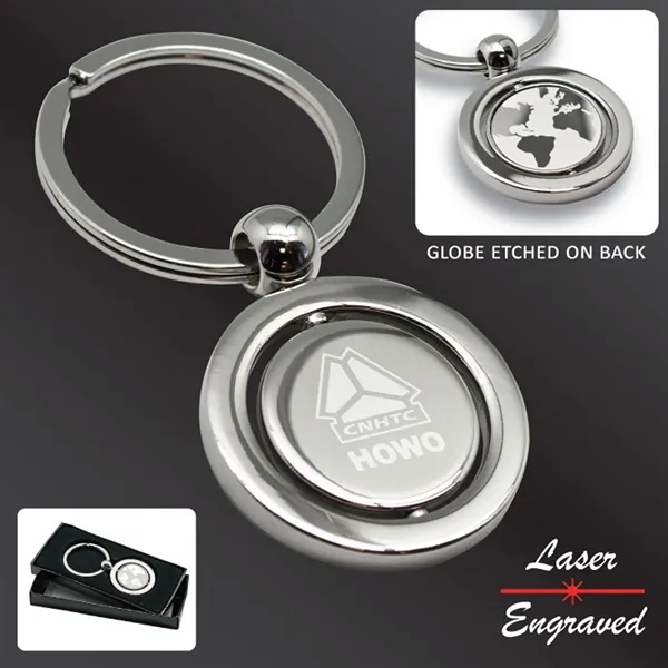 2 7/8" x 1 3/8" x 1/8" metal key tag with... from ASI 39820 Opusline (Benmex) / Opus Line