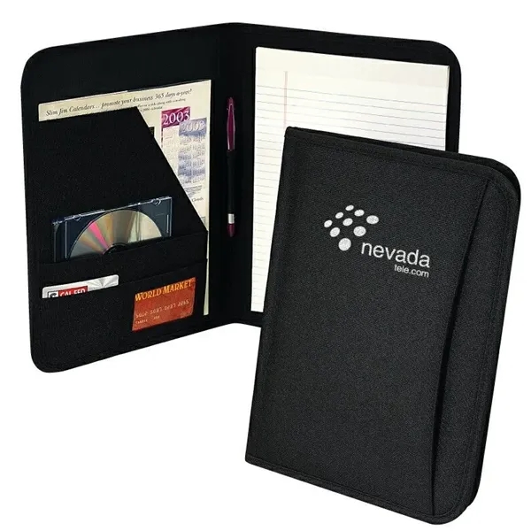Polycanvas padfolio with interior organizer and a clear pocket for ID... from ASI 39820 Opusline (Benmex) / Opus Line