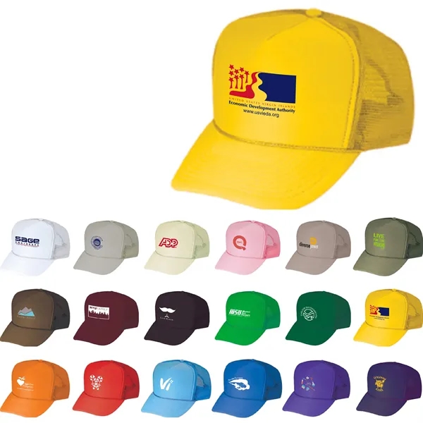 100% polyester foam and mesh back ball cap with adjustable plastic... from ASI 39820 Opusline (Benmex) / Opus Line