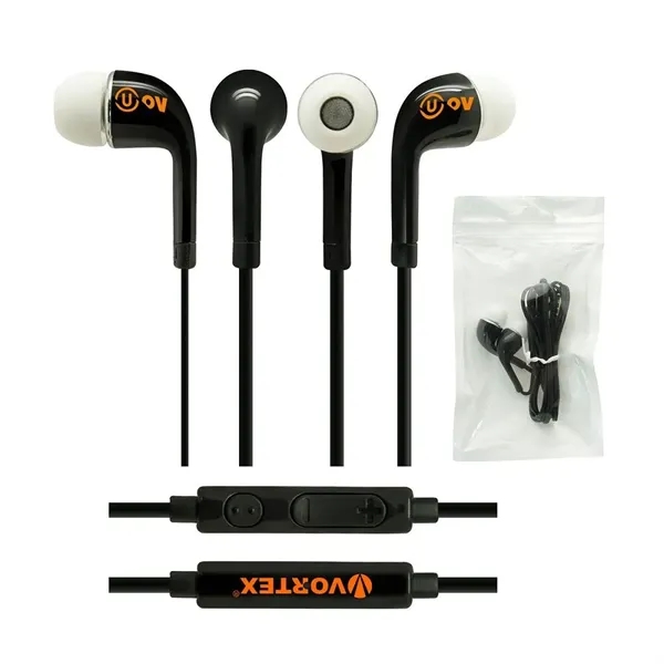 Stereo earbuds with upgraded sound, in-ear isolation and 3.5mm jack.... from ASI 39820 Opusline (Benmex) / Opus Line