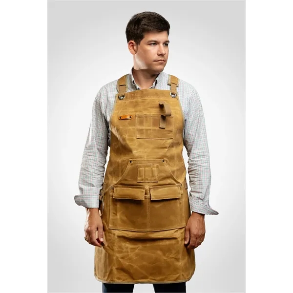 This high end durable wet waxed canvas Apron is 26.75"W x... from ASI 36558 Aprons, Etc.