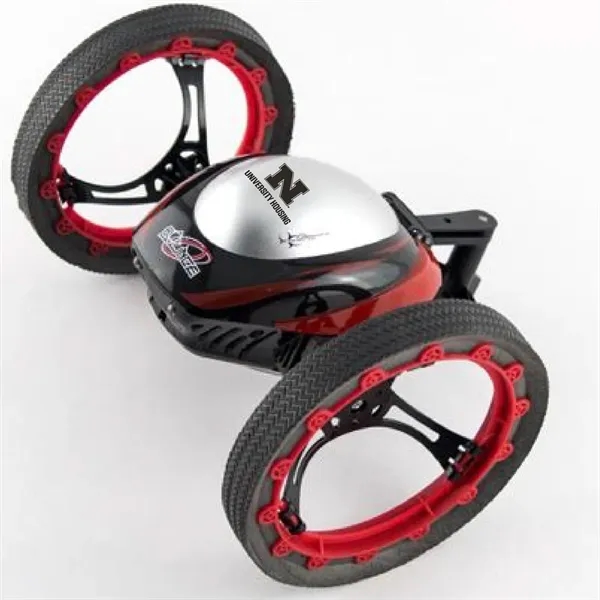 Radio controlled gyro two-wheel 4CH 2.4GHz jumping car; requires 4 AAA... from ASI 39820 Opusline (Benmex)