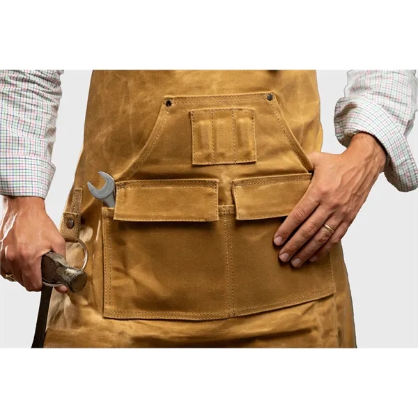 This high end durable wet waxed canvas Apron is 26.75"W x... from ASI 36558 Aprons, Etc.