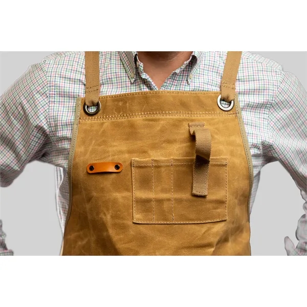 This high end durable wet waxed canvas Apron is 26.75"W x... from ASI 36558 Aprons, Etc.