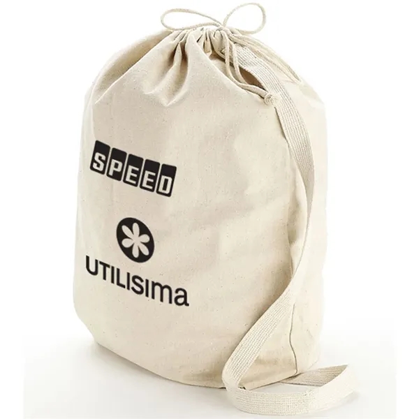 Large 12 oz. drawstring bag with web shoulder strap.... from ASI 39820 Opusline (Benmex) / Opus Line