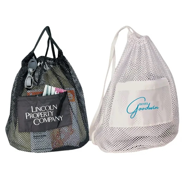 Nylon Drawstring Mesh Tote Bag... from ASI 39820 Opusline (Benmex) / Opus Line