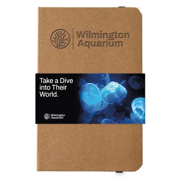 Mini natural recycled cover, 3.5 x 5.5. Features Blind Deboss, Full-Color... from ASI 91340 Journalbooks/Timeplanner Calendars