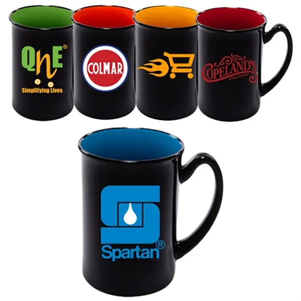 16 oz Marco 2-tone. Black Mug... from ASI 46573 Cooper & Clement Inc