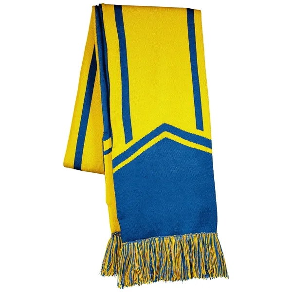 Homecoming Scarf with acrylic knit... from ASI 37461 Augusta Sportswear / Holloway Sportswear