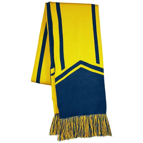Homecoming Scarf with acrylic knit... from ASI 37461 Augusta Sportswear / Holloway Sportswear
