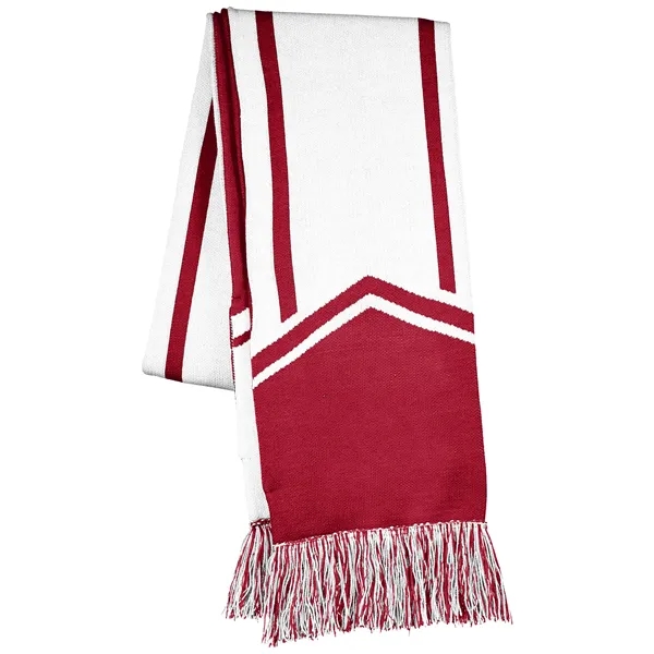 Homecoming Scarf with acrylic knit... from ASI 37461 Augusta Sportswear / Holloway Sportswear