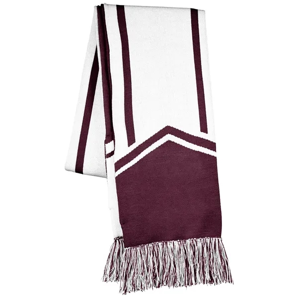 Homecoming Scarf with acrylic knit... from ASI 37461 Augusta Sportswear / Holloway Sportswear