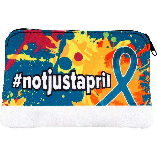 LARGE FAUX FELT POUCH... from ASI 30208 A P Specialties / AP Specialties