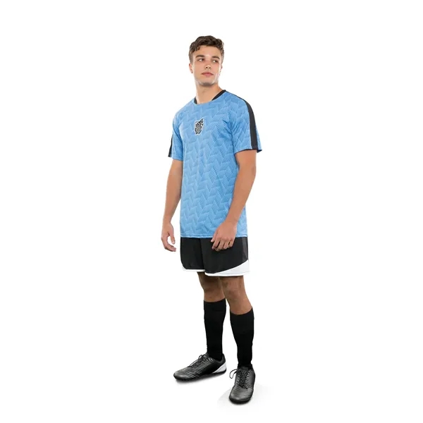 Adult jersey with a low profile tapered collar.... from ASI 37461 Augusta Sportswear