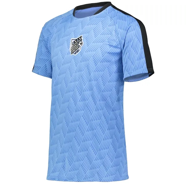 Adult jersey with a low profile tapered collar.... from ASI 37461 Augusta Sportswear