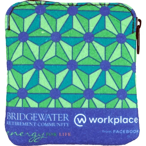 FAUX FELT TECHIE POUCH... from ASI 30208 A P Specialties / AP Specialties