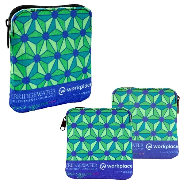 FAUX FELT TECHIE POUCH... from ASI 30208 A P Specialties / AP Specialties