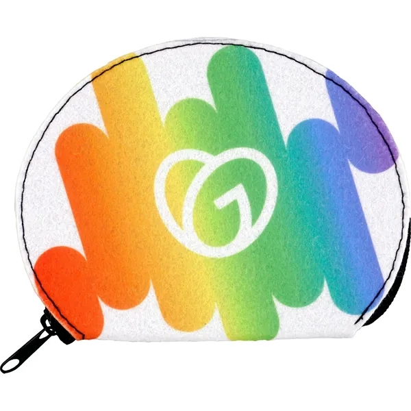 FAUX FELT ZIPPERED POUCH... from ASI 30208 A P Specialties / AP Specialties