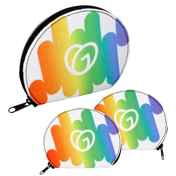 FAUX FELT ZIPPERED POUCH... from ASI 30208 A P Specialties / AP Specialties