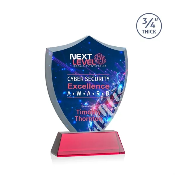 Scudo Shield VividPrint™ Award on Newhaven - Red... from ASI 84592 St Regis Group / St Regis
