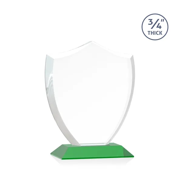 Scudo Shield VividPrint™ Award - Green... from ASI 84592 St Regis Group / St Regis