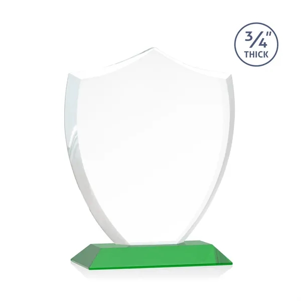Scudo Shield VividPrint™ Award - Green... from ASI 84592 St Regis Group / St Regis