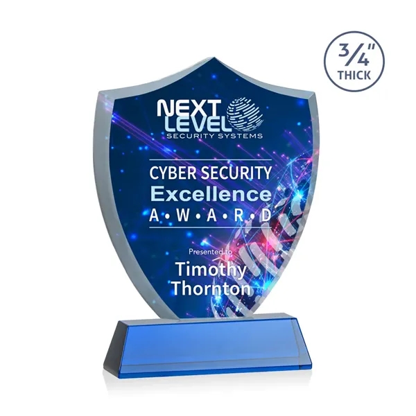 Scudo Shield VividPrint™ Award on Newhaven - Blue... from ASI 84592 St Regis Group / St Regis