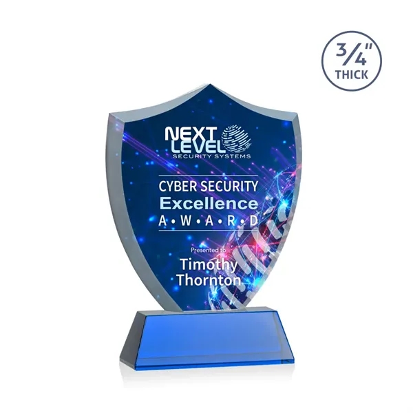 Scudo Shield VividPrint™ Award on Newhaven - Blue... from ASI 84592 St Regis Group / St Regis