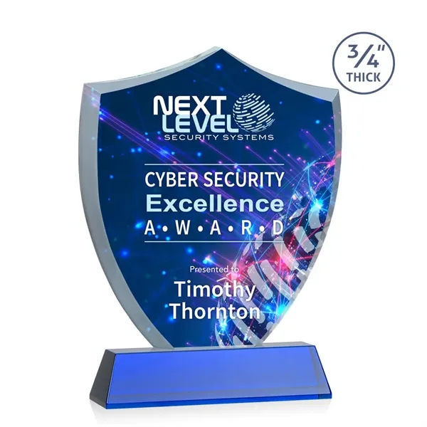 Scudo Shield VividPrint™ Award on Newhaven - Blue... from ASI 84592 St Regis Group / St Regis