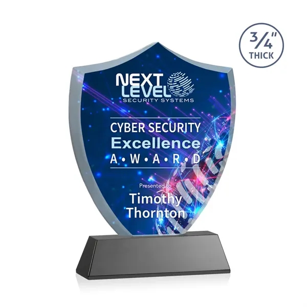 Scudo Shield VividPrint™ Award on Newhaven - Black... from ASI 84592 St Regis Group / St Regis