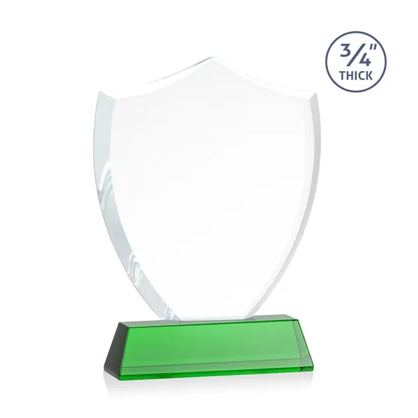 Scudo Shield VividPrint™ Award on Newhaven - Green... from ASI 84592 St Regis Group / St Regis