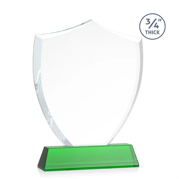Scudo Shield VividPrint™ Award on Newhaven - Green... from ASI 84592 St Regis Group / St Regis
