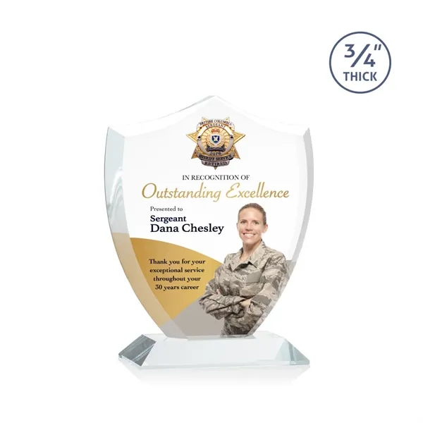 Scudo Shield VividPrint™ Award - Clear... from ASI 84592 St Regis Group / St Regis