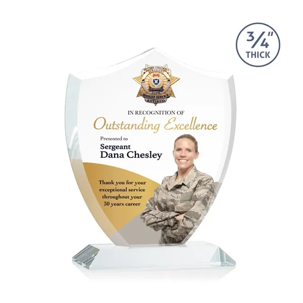 Scudo Shield VividPrint™ Award - Clear... from ASI 84592 St Regis Group / St Regis