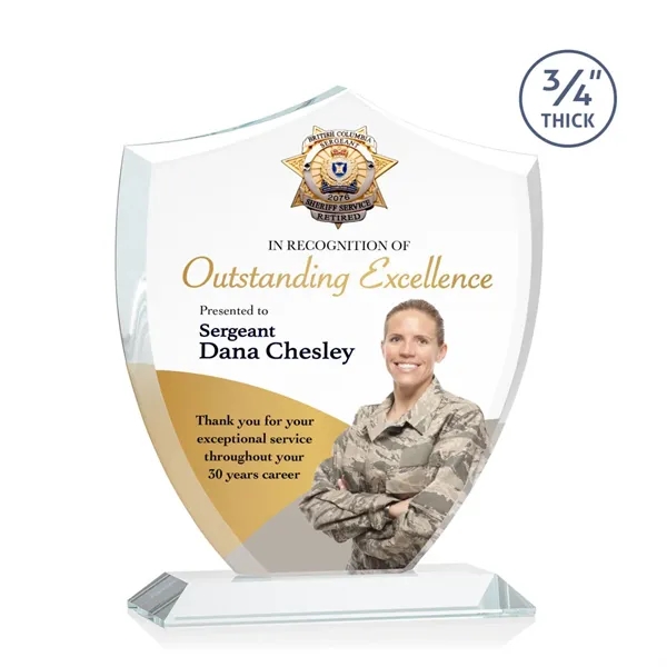 Scudo Shield VividPrint™ Award - Clear... from ASI 84592 St Regis Group / St Regis