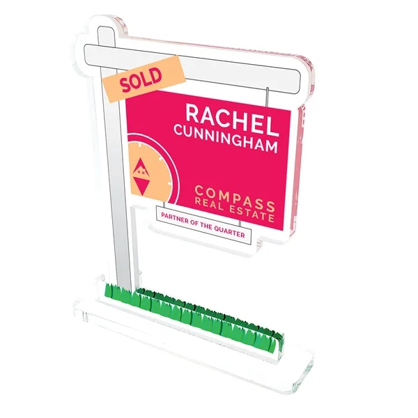 3/4" acrylic award with an acrylic base.... from ASI 72521 Morris Magnets