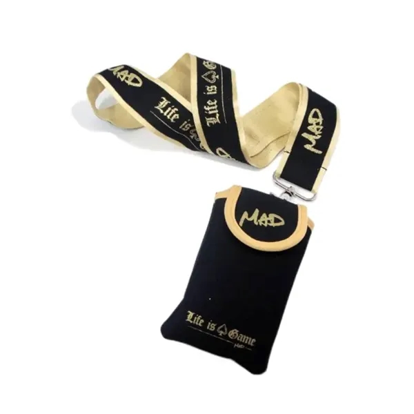 Cell phone bag holder neck wallet plus 1 color silkscreen imprint... from ASI 37218 Athena Promo (tm)