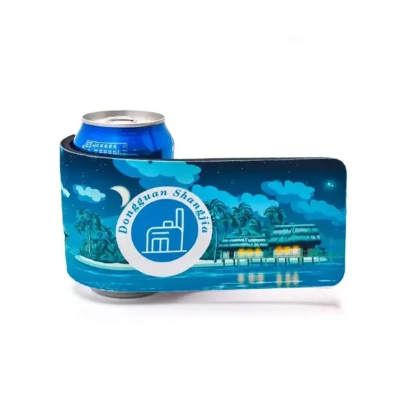 Slap wrap neoprene can cooler, 12 oz. + full color sublimation... from ASI 37218 Athena Promo (tm)