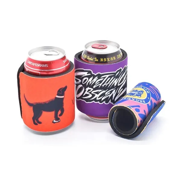 Slap wrap neoprene can cooler, 12 oz. + full color sublimation... from ASI 37218 Athena Promo (tm)