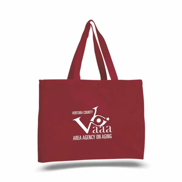 12 oz. gusset tote bag is made of cotton canvas.... from ASI 39820 Opusline (Benmex) / Opus Line