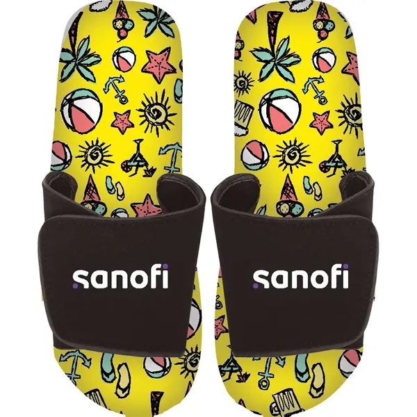 15mm fabric topped EVA sole flip-flops with fabric straps... from ASI 73520 Neet Feet / Neet Feet