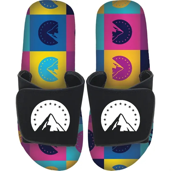 15mm fabric topped EVA sole flip-flops with fabric straps... from ASI 73520 Neet Feet / Neet Feet