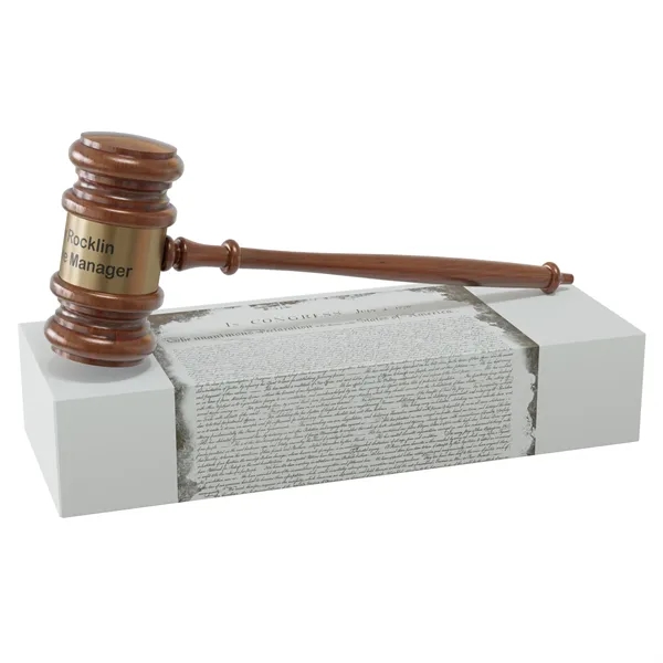 24" Novelty Great Gavel made of Rock Maple and includes a... from ASI 56020 The Gavel Company / The Gavel Company