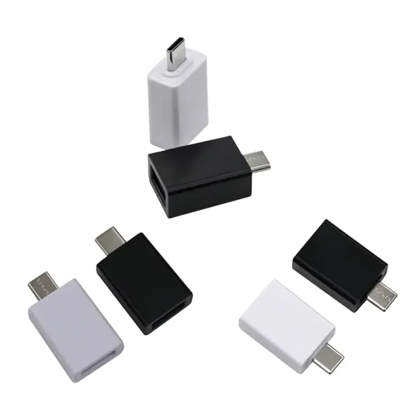 Type-C to A USB data protector plus 1 color silkscreen imprint... from ASI 37218 Athena Promo (tm)